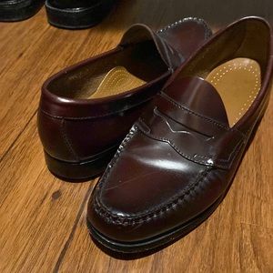 GH Bass Weejuns Brown Penny Loafers Size 9.5